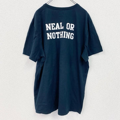 古着 used　NIKE　ナイキ　半袖両面プリントTシャツ　イーグルス　クルーネック　黒　ブラック　XXLサイズ