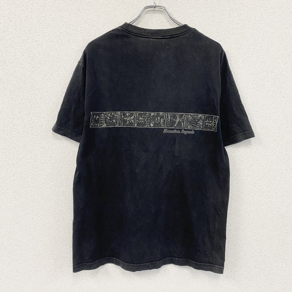 ALSTYLE APPAREL＆ACTIVEWEAR　半袖プリントTシャツ　黒　ブラック　Lサイズ
