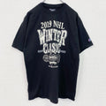 古着 used　Champion　チャンピオン　半袖プリントTシャツ　NHL　ウィンタークラシック　黒　ブラック　Lサイズ