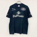 DalPonte　ダウポンチ　半袖プリントTシャツ　紺　ネイビー　Lサイズ