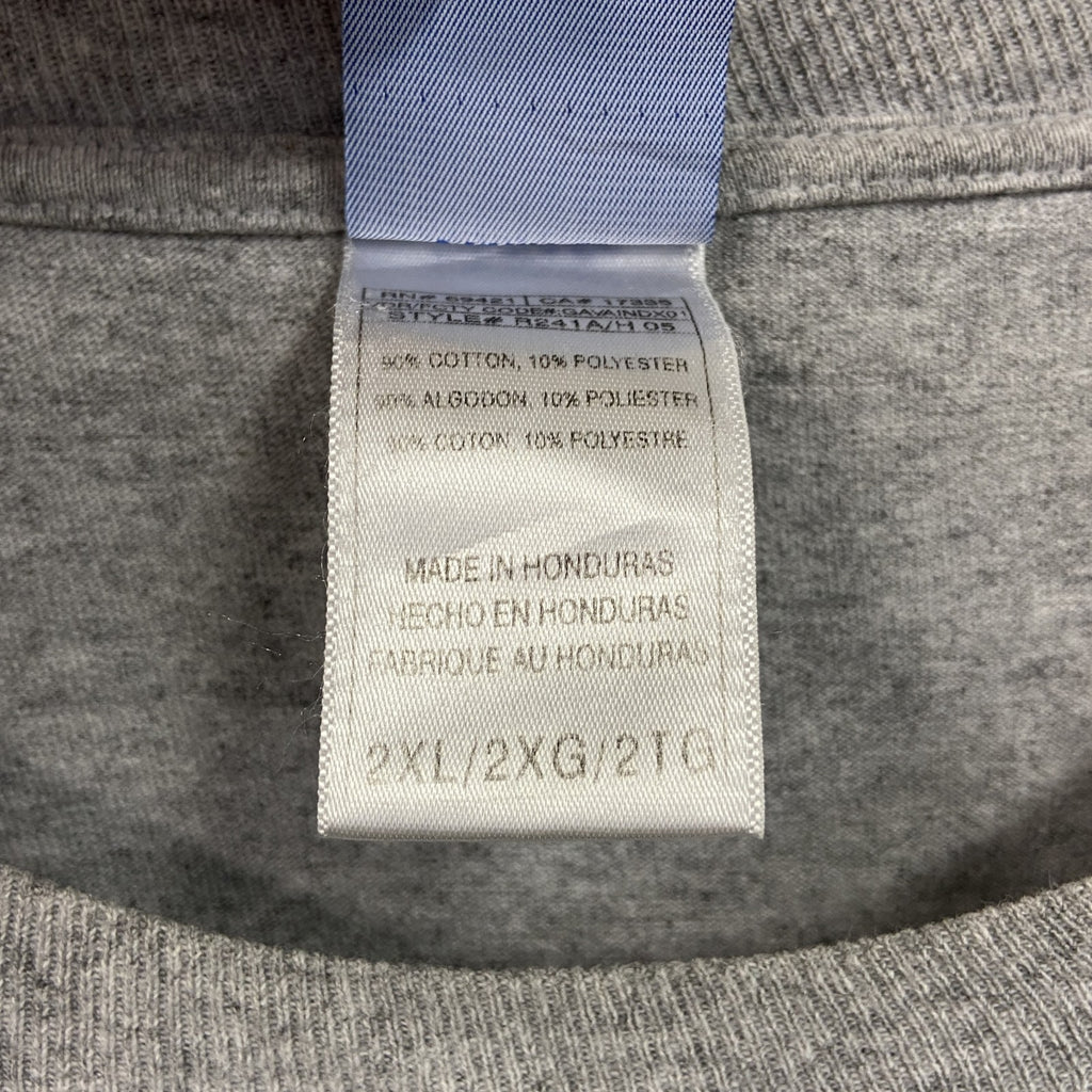 Reebok　リーボック　NFL　Dallas Cowboys　半袖プリントTシャツ　クルーネック　灰色　グレー　2XLサイズ