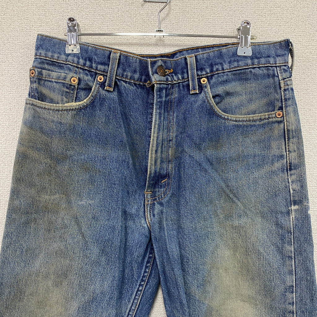 ～90s　Levi’s　リーバイス　510　デニムパンツ　ヴィンテージ　縦落ち　インディゴ　W33サイズ