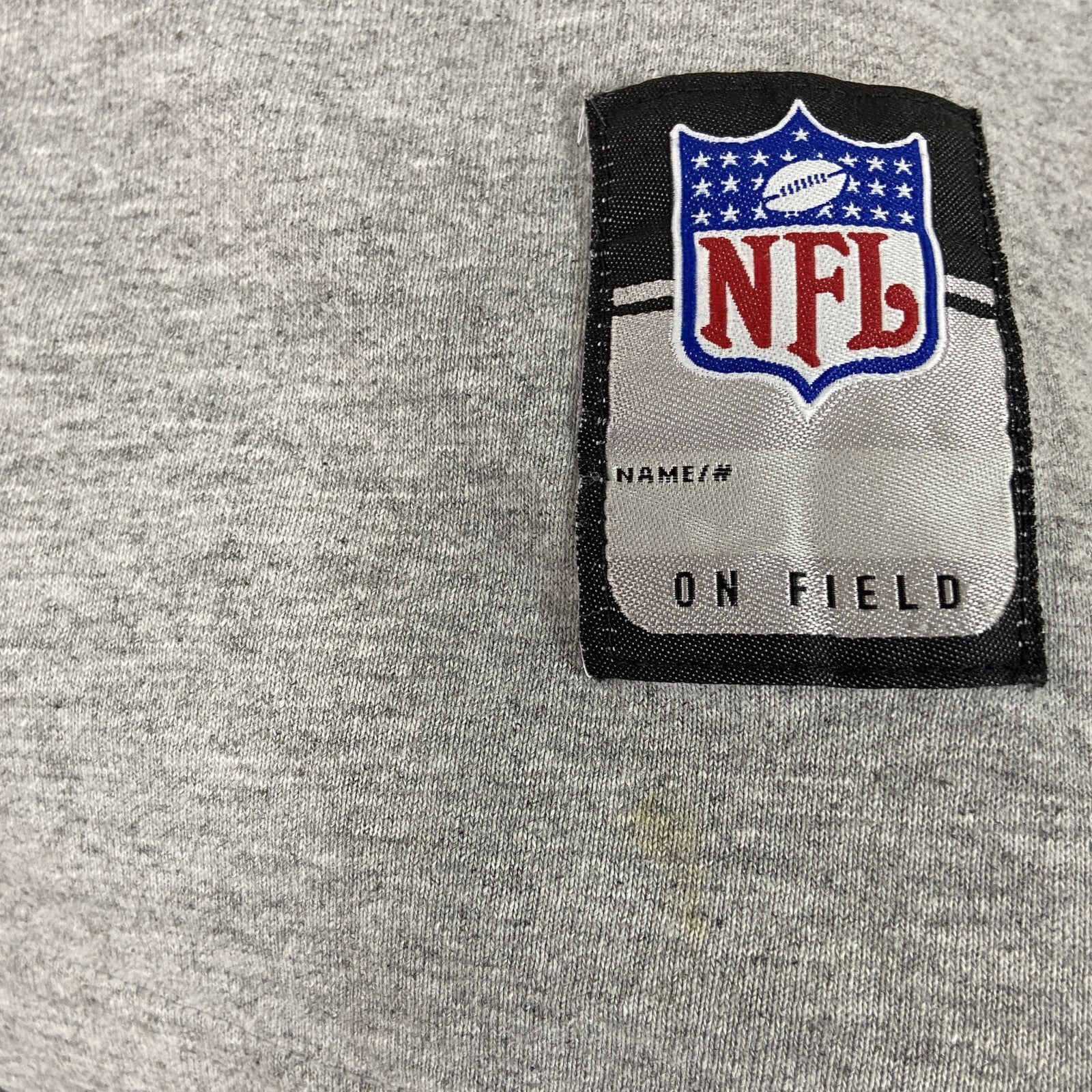 Reebok　リーボック　NFL　Dallas Cowboys　半袖プリントTシャツ　クルーネック　灰色　グレー　2XLサイズ