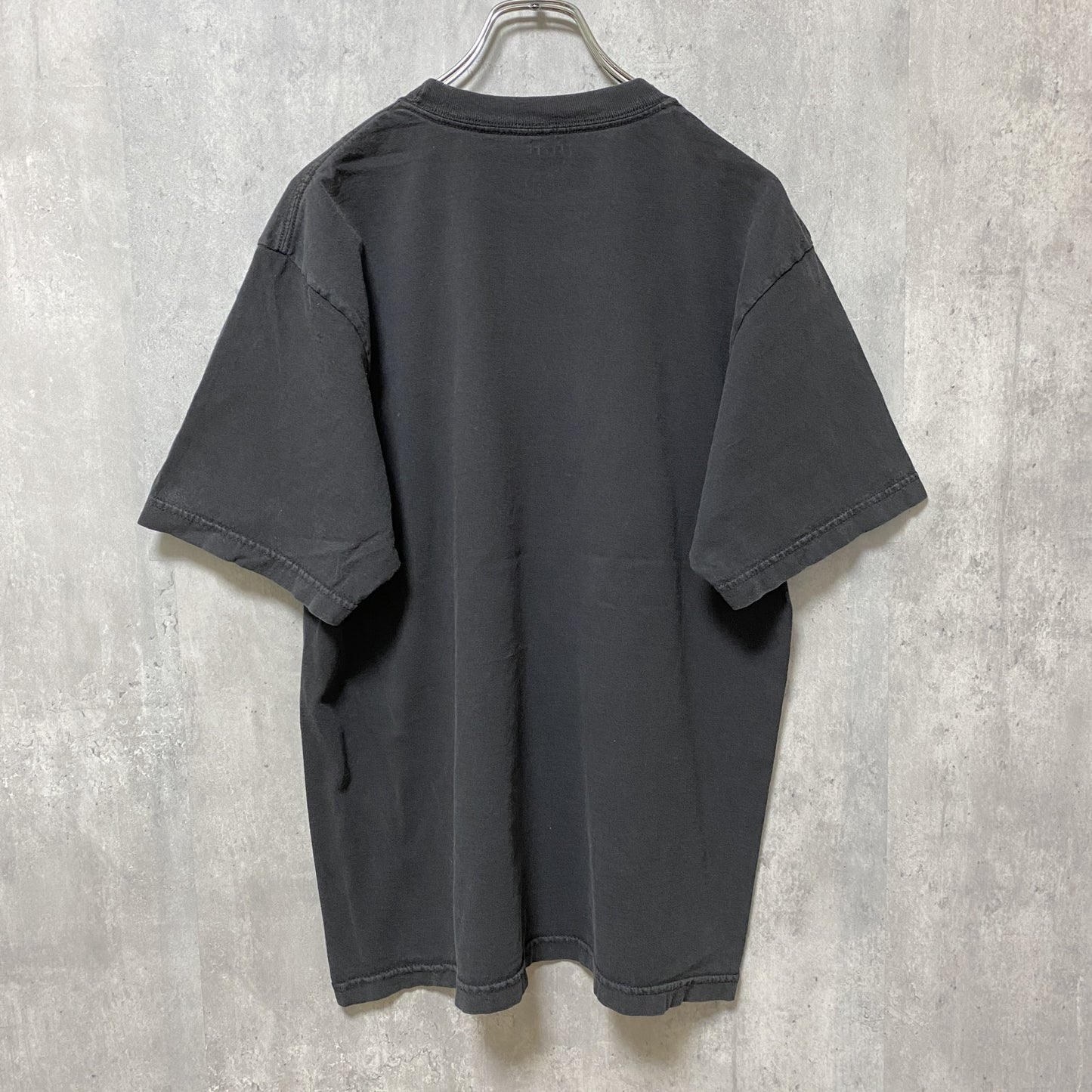古着 used　Reebok　リーボック　半袖プリントTシャツ　黒　ブラック　レトロ　デザイン　個性的　クルーネック　春夏服