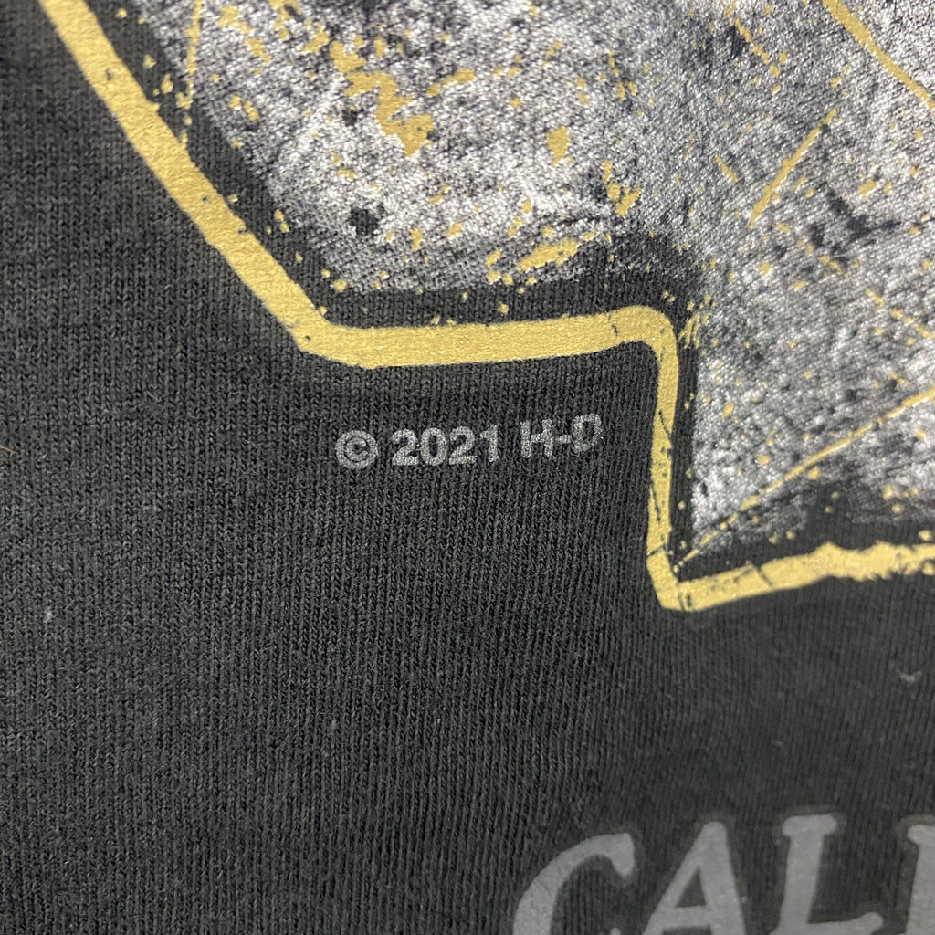 HARLEY DAVIDSON　ハーレーダビッドソン　半袖両面プリントTシャツ　黒　ブラック　3XLサイズ
