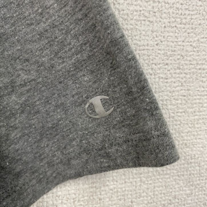 古着 used　champion　チャンピオン　半袖カレッジプリントTシャツ　クルーネック　ノースカロライナ大学　グレー　Lサイズ