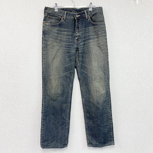 Levi's　リーバイス　502　デニムパンツ/ジーンズ　ジップフライ　縦落ち　鬼ヒゲ　フェード　インディゴ　W34サイズ