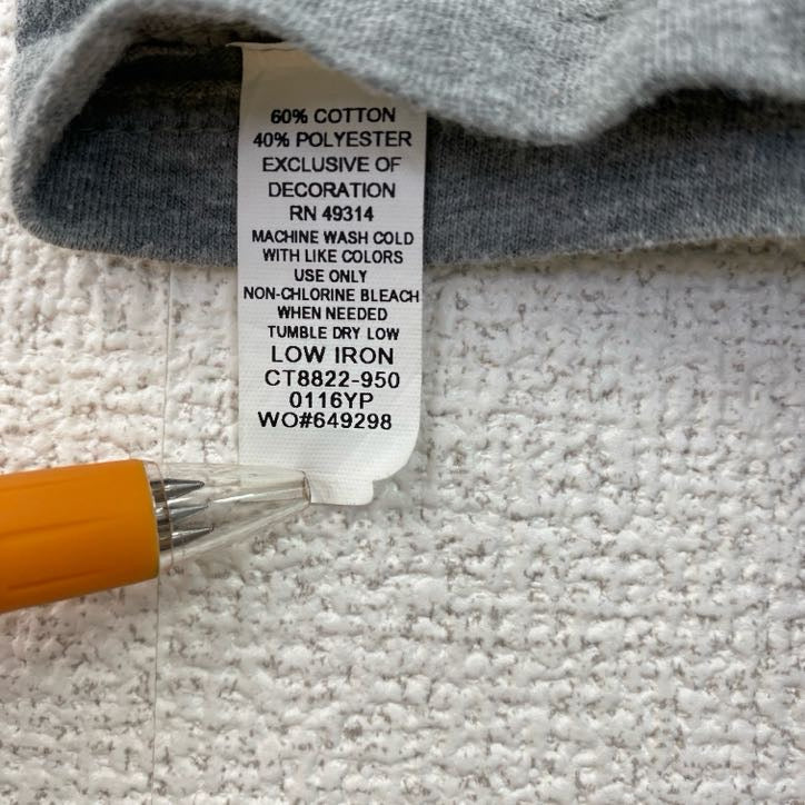 古着 used　champion　チャンピオン　半袖カレッジプリントTシャツ　クルーネック　ノースカロライナ大学　グレー　Lサイズ