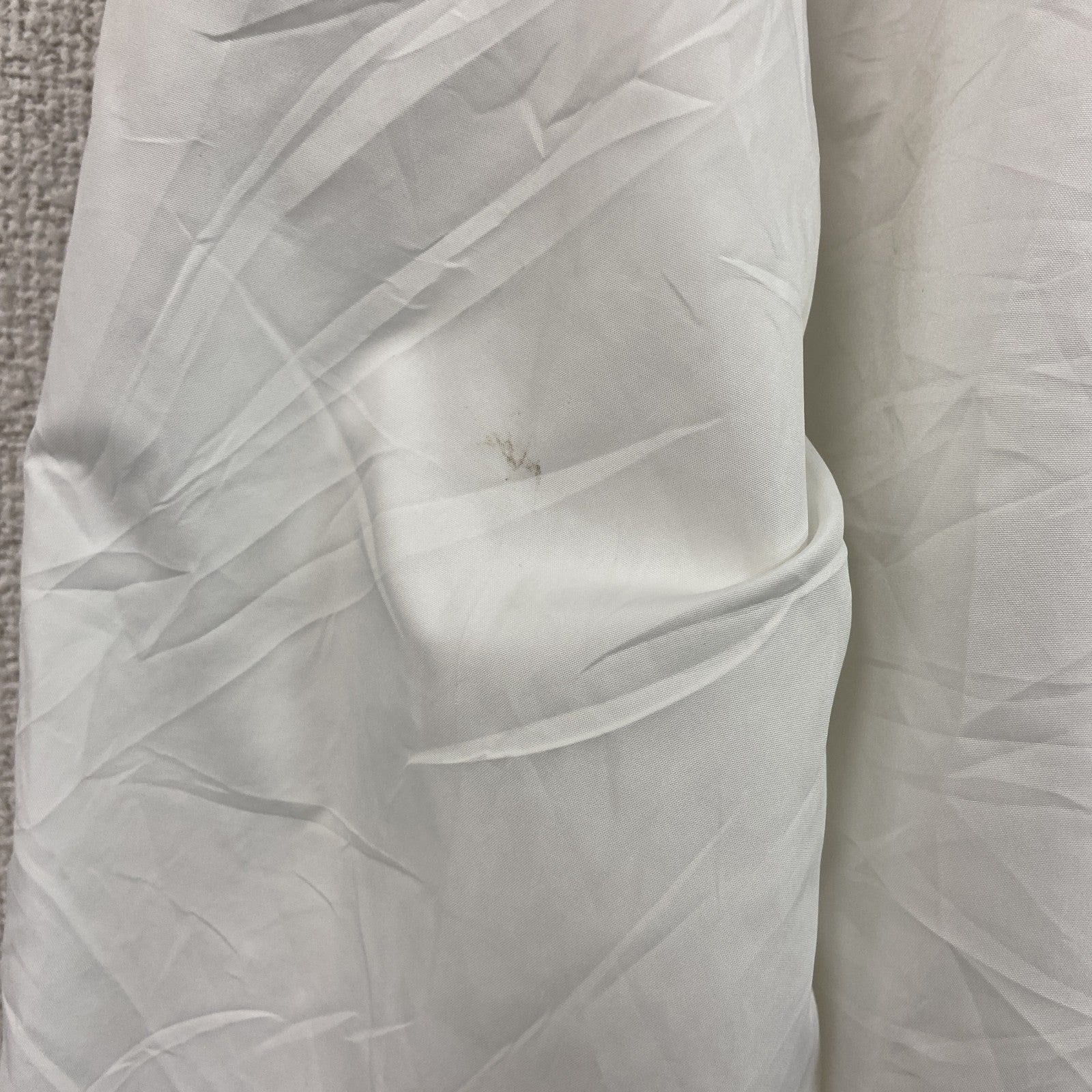 古着 used　adidas　アディダス　ナイロンジャケット　フルジップ　白　ホワイト　Lサイズ