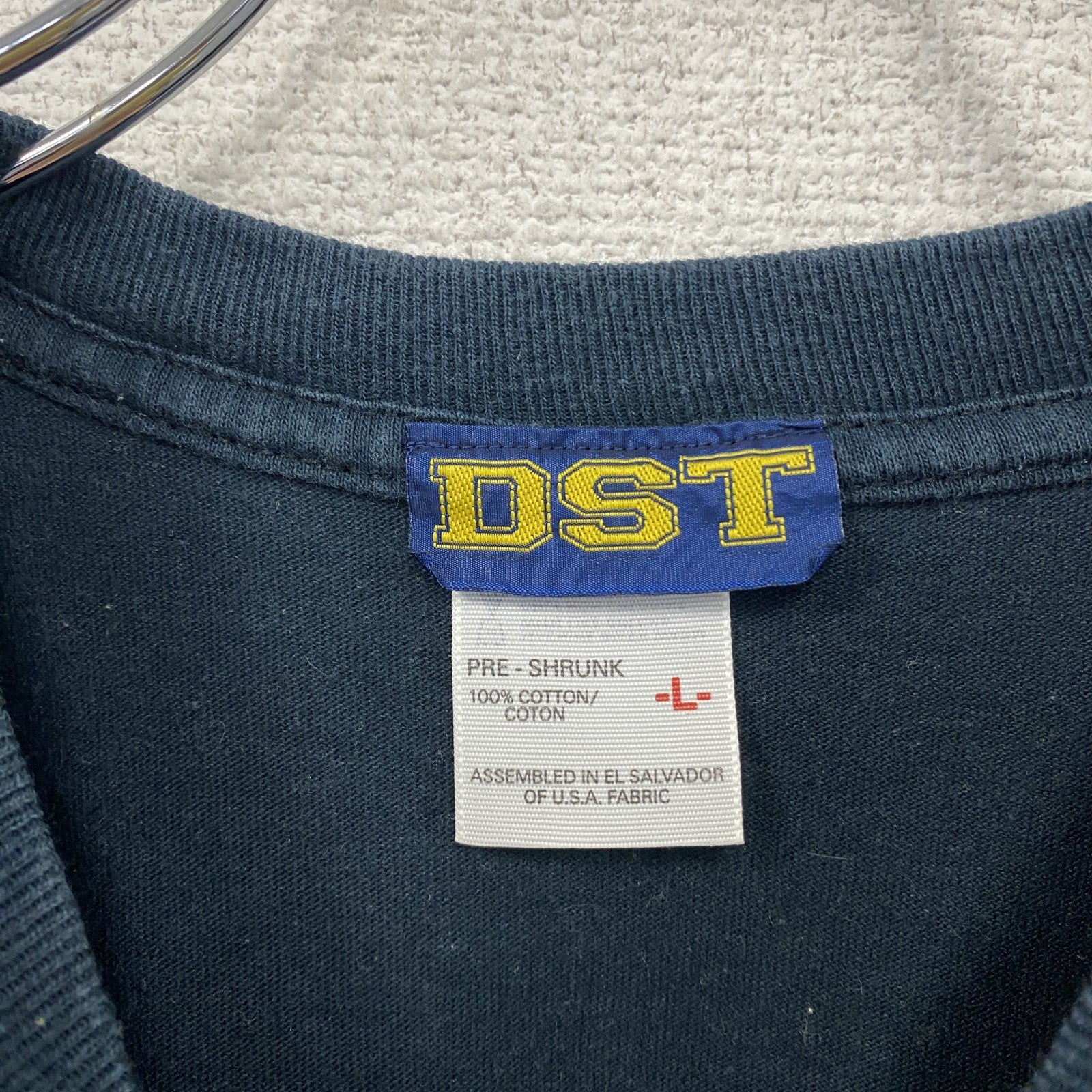DST　Delta Sigma Theta　デルタシグマセータ　半袖プリントTシャツ　紺　ネイビー　Lサイズ