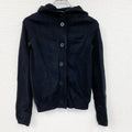 UNIQLO　ユニクロ　＋J　プラスジェイ　カシミヤニットカーディガン　ニットパーカー　黒　ブラック　Sサイズ