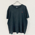 POLO RALPH LAUREN　ポロラルフローレン　半袖Tシャツ　刺繡ロゴ　黒　ブラック　XLサイズ