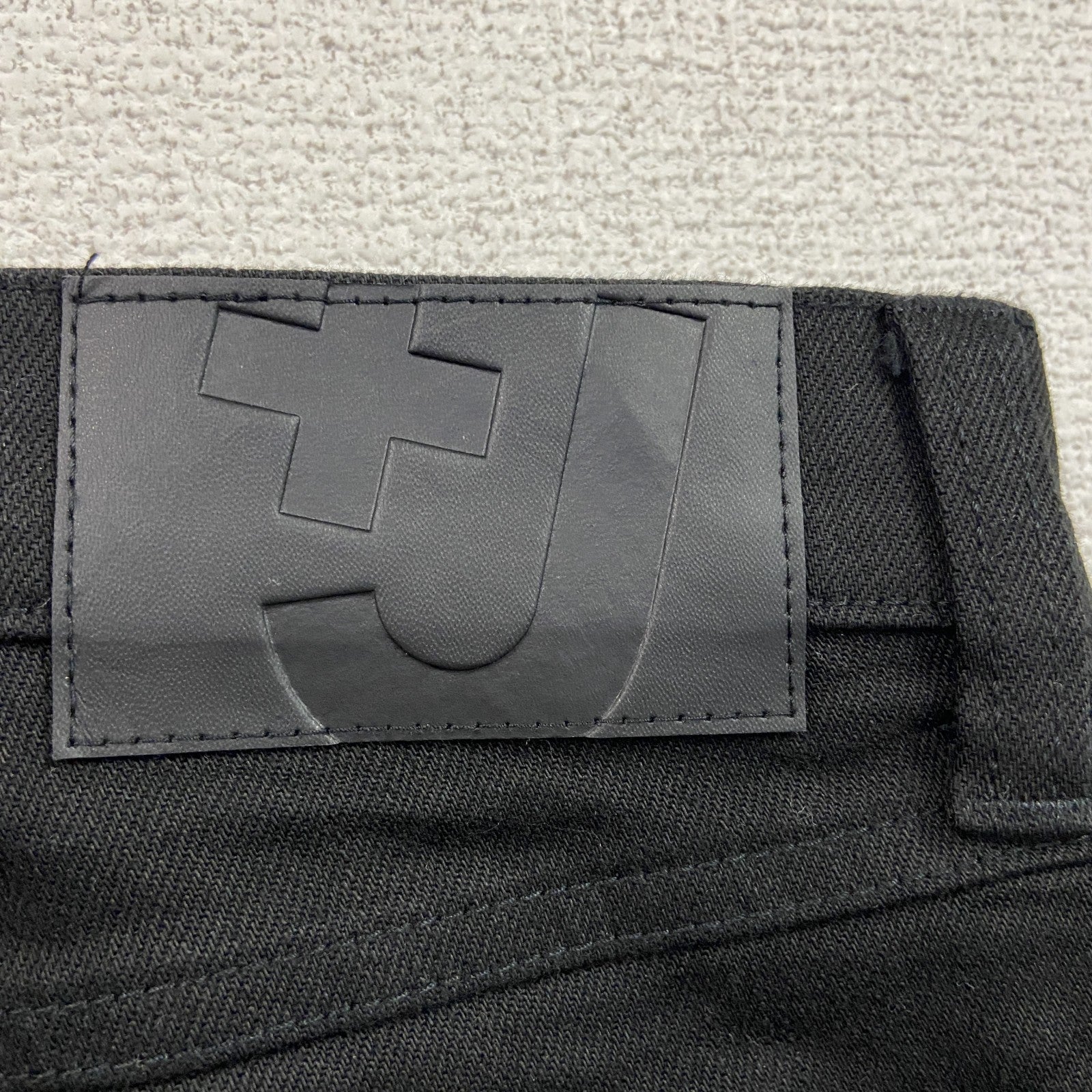 UNIQLO＋J　ユニクロ　デニムパンツ/ジーンズ　スキニーパンツ　ジップフライ　黒　ブラック