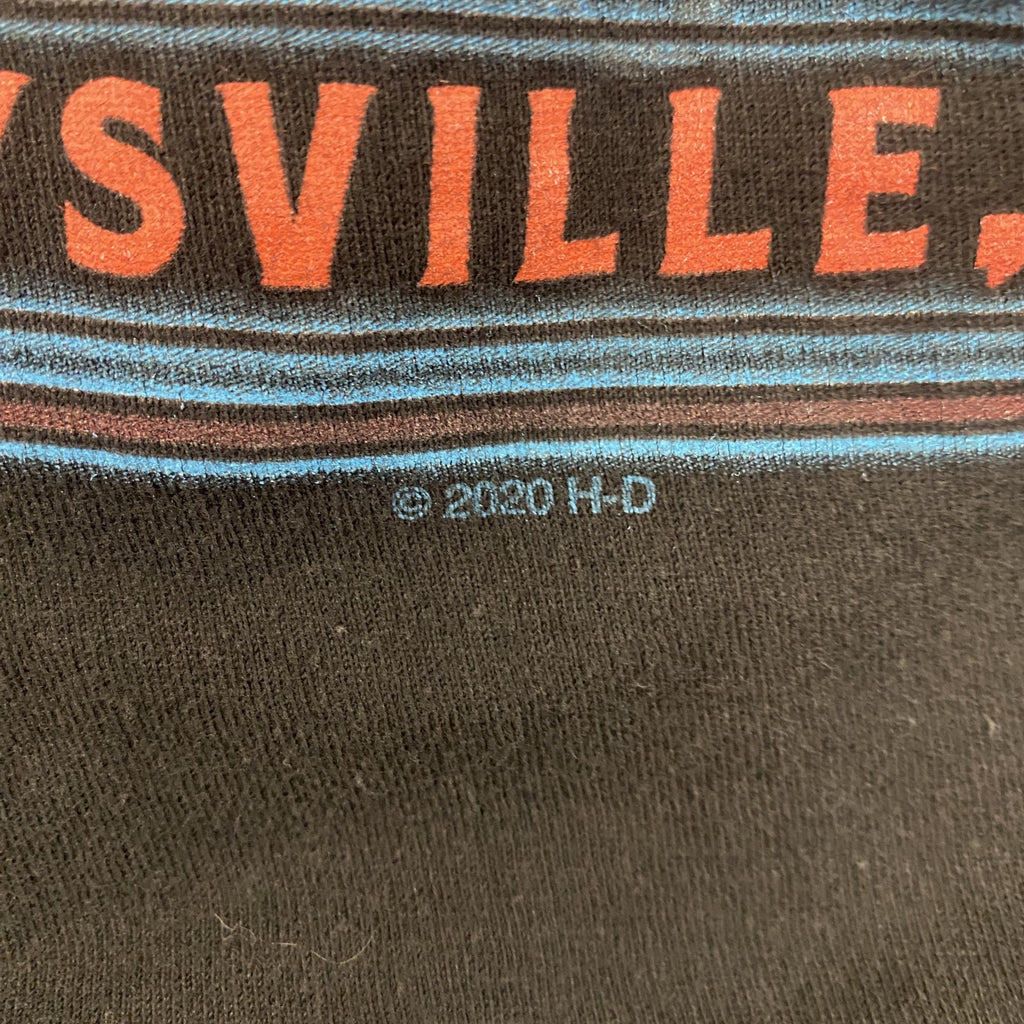 HARLEY DAVIDSON　ハーレーダビッドソン　半袖プリントTシャツ　黒　ブラック　Mサイズ