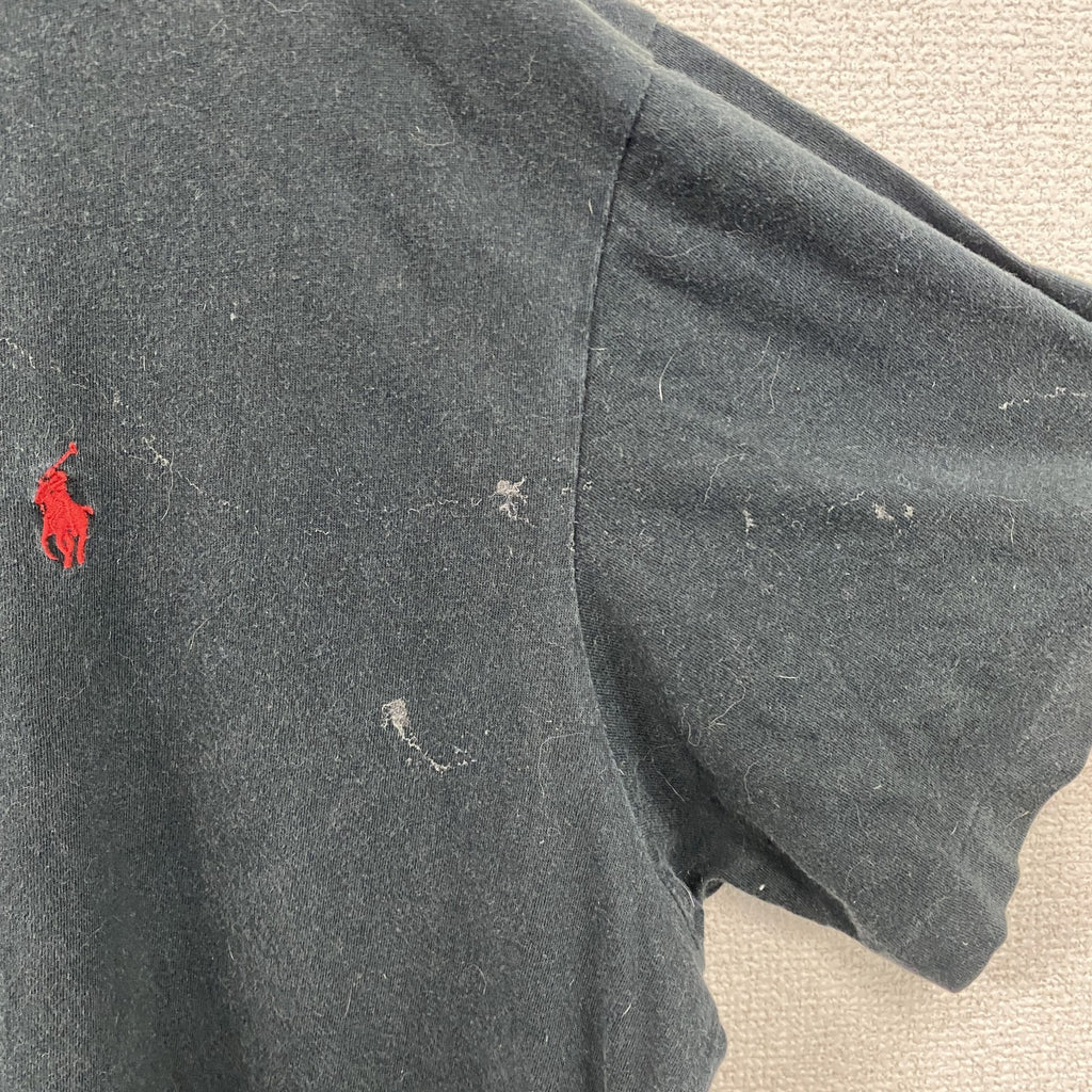 POLO RALPH LAUREN　ポロラルフローレン　半袖Tシャツ　刺繡ロゴ　黒　ブラック　XLサイズ