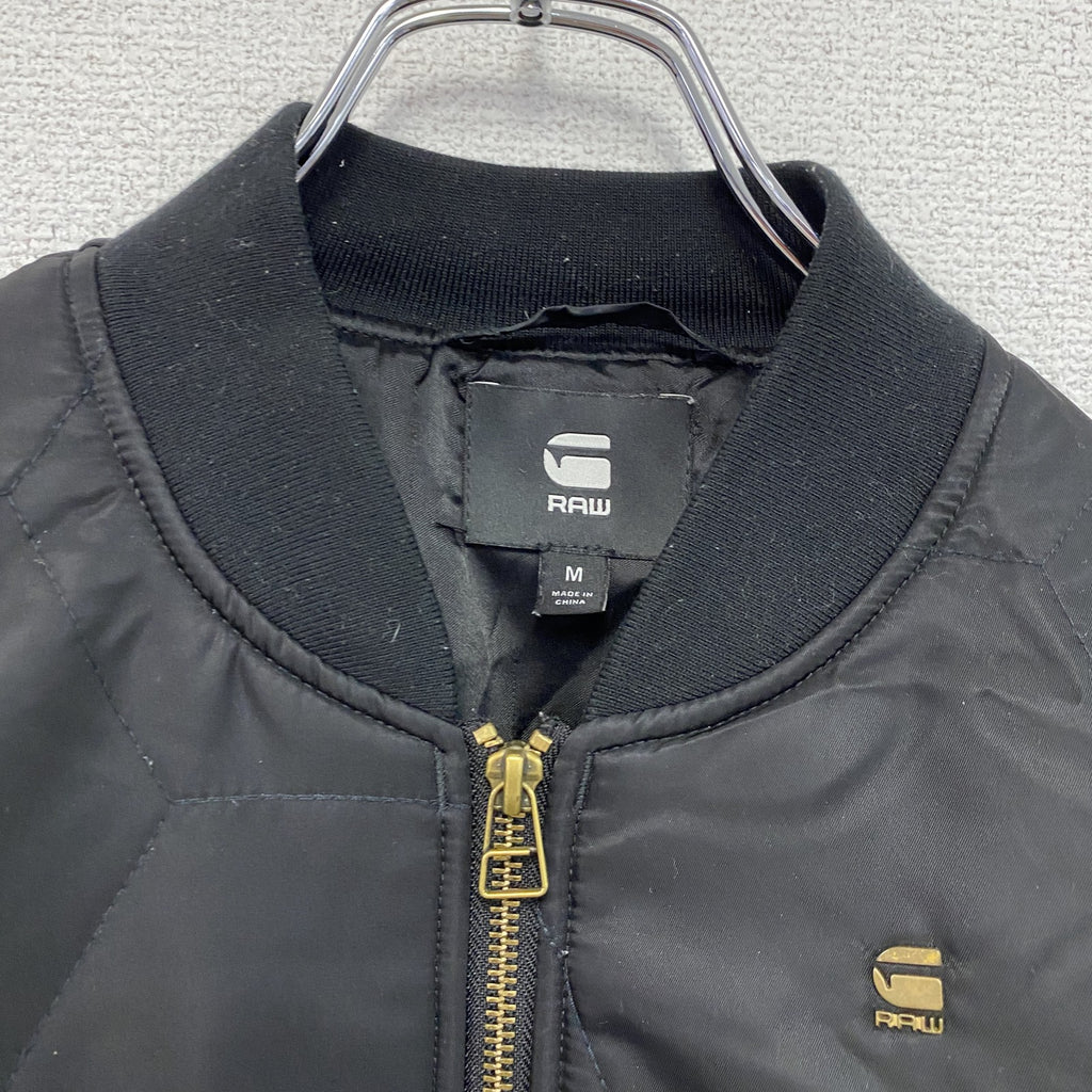G-STAR RAW　ジースターロゥ　MA-1/ボンバージャケット　黒　ブラック　Mサイズ