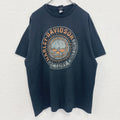 HARLEY DAVIDSON　ハーレーダビッドソン　半袖プリントTシャツ　黒　ブラック　XLサイズ