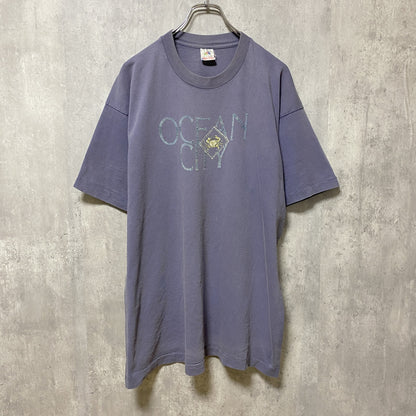 古着 used　90s　90年代　ヴィンテージ　フルーツオブザルーム　半袖プリントTシャツ　シングルステッチ　オーバーサイズ