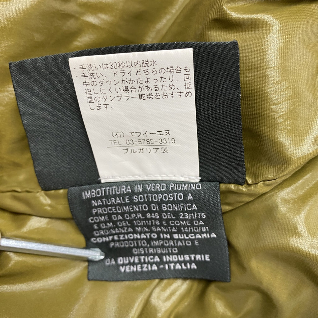 00s～　DUVETICA　デュベティカ　Aristeo　フルジップダウンベスト　ヴィンテージ　黒　ブラック　44サイズ