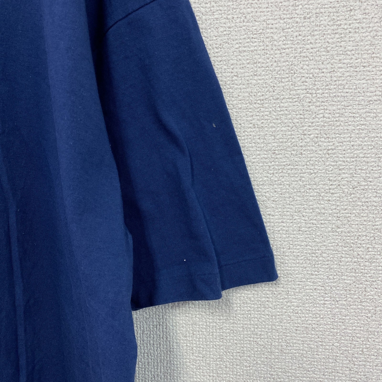 ～90s　crazy shirt　クレイジーシャツ　半袖プリントアニマルTシャツ　シングルステッチ　ヴィンテージ　青　ブルー　Lサイズ