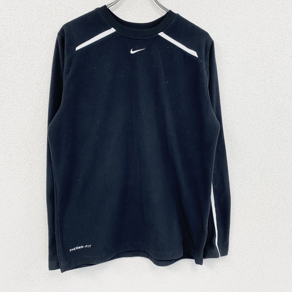 NIKE　ナイキ　フリーススウェット/トレーナー　スウッシュ　黒　ブラック　Sサイズ