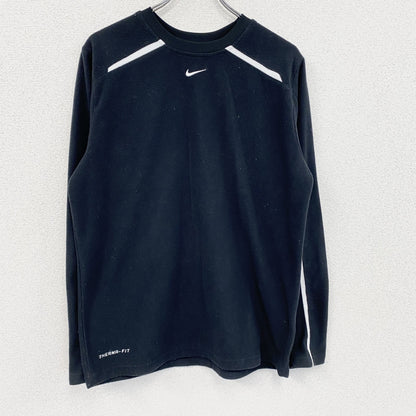 NIKE　ナイキ　フリーススウェット/トレーナー　スウッシュ　黒　ブラック　Sサイズ
