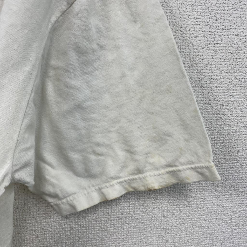 JERZEES　ジャージーズ　半袖プリントTシャツ　シングルステッチ　白　ホワイト　Lサイズ