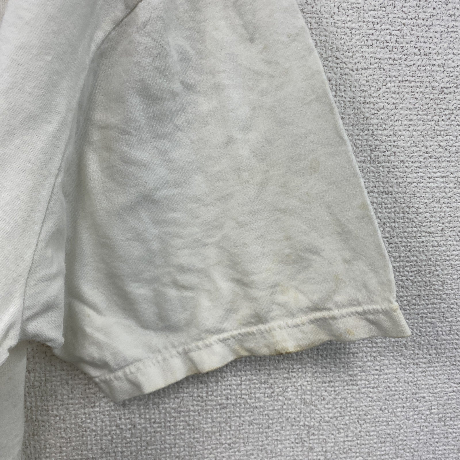 JERZEES　ジャージーズ　半袖プリントTシャツ　シングルステッチ　白　ホワイト　Lサイズ