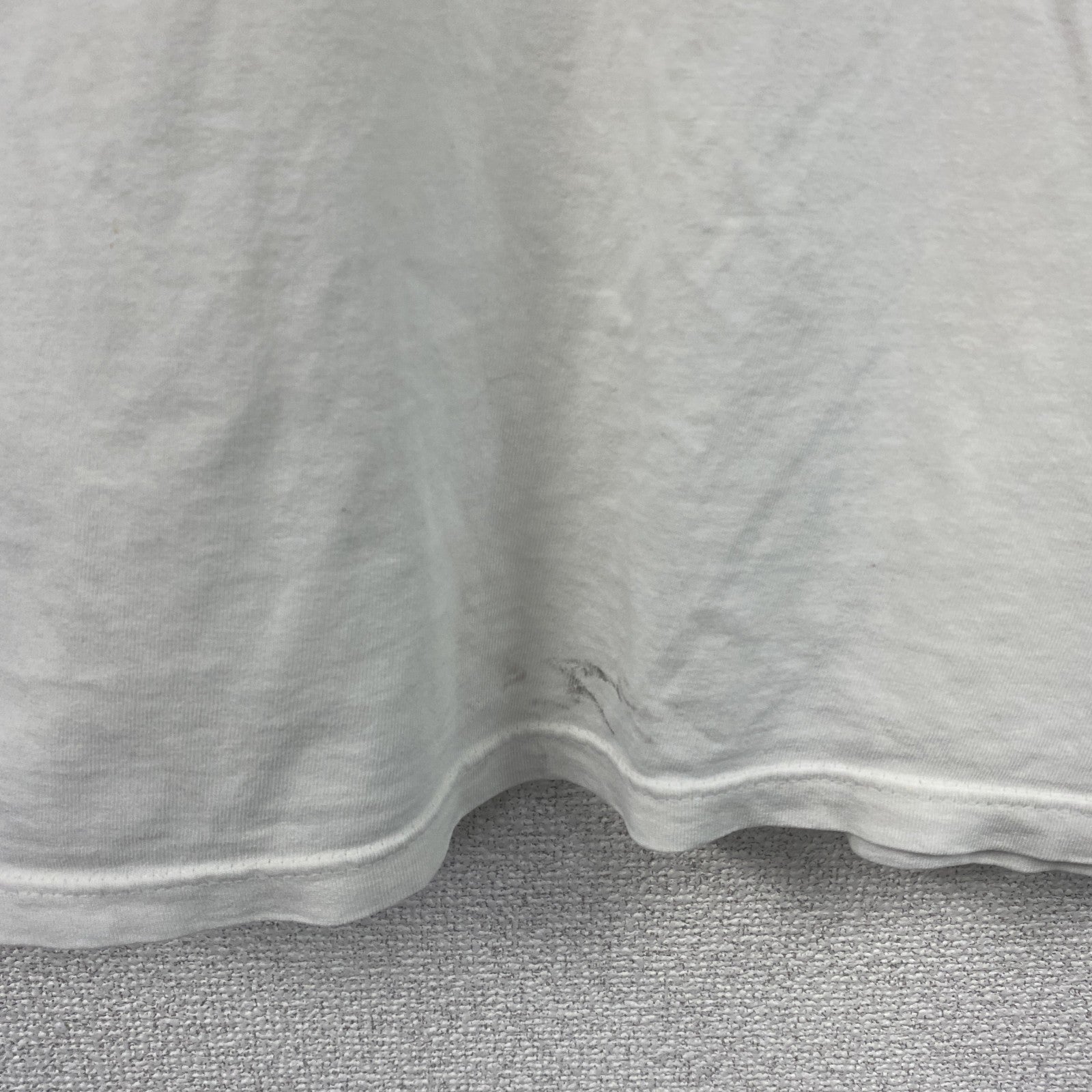 JERZEES　ジャージーズ　半袖プリントTシャツ　シングルステッチ　白　ホワイト　Lサイズ