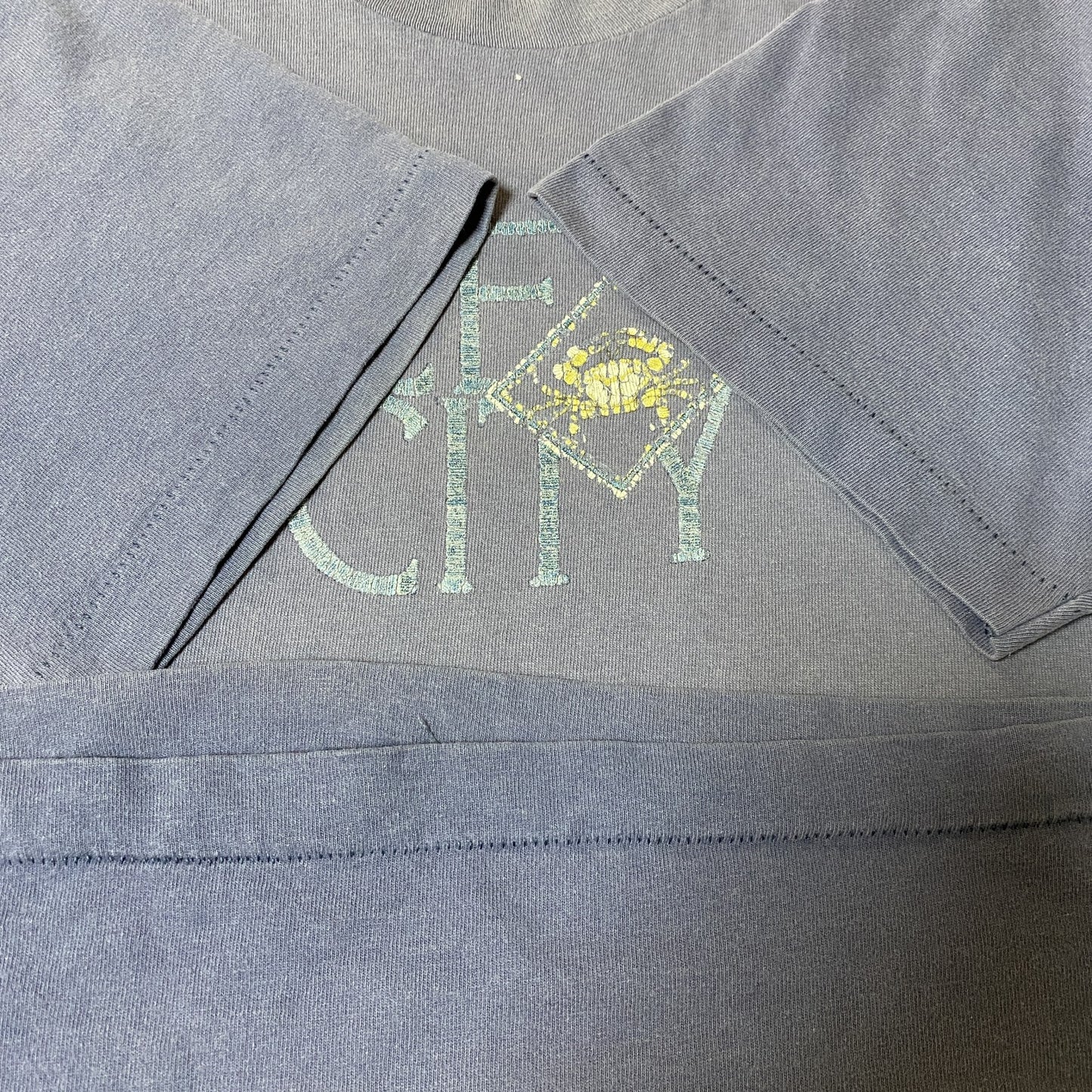 古着 used　90s　90年代　ヴィンテージ　フルーツオブザルーム　半袖プリントTシャツ　シングルステッチ　オーバーサイズ