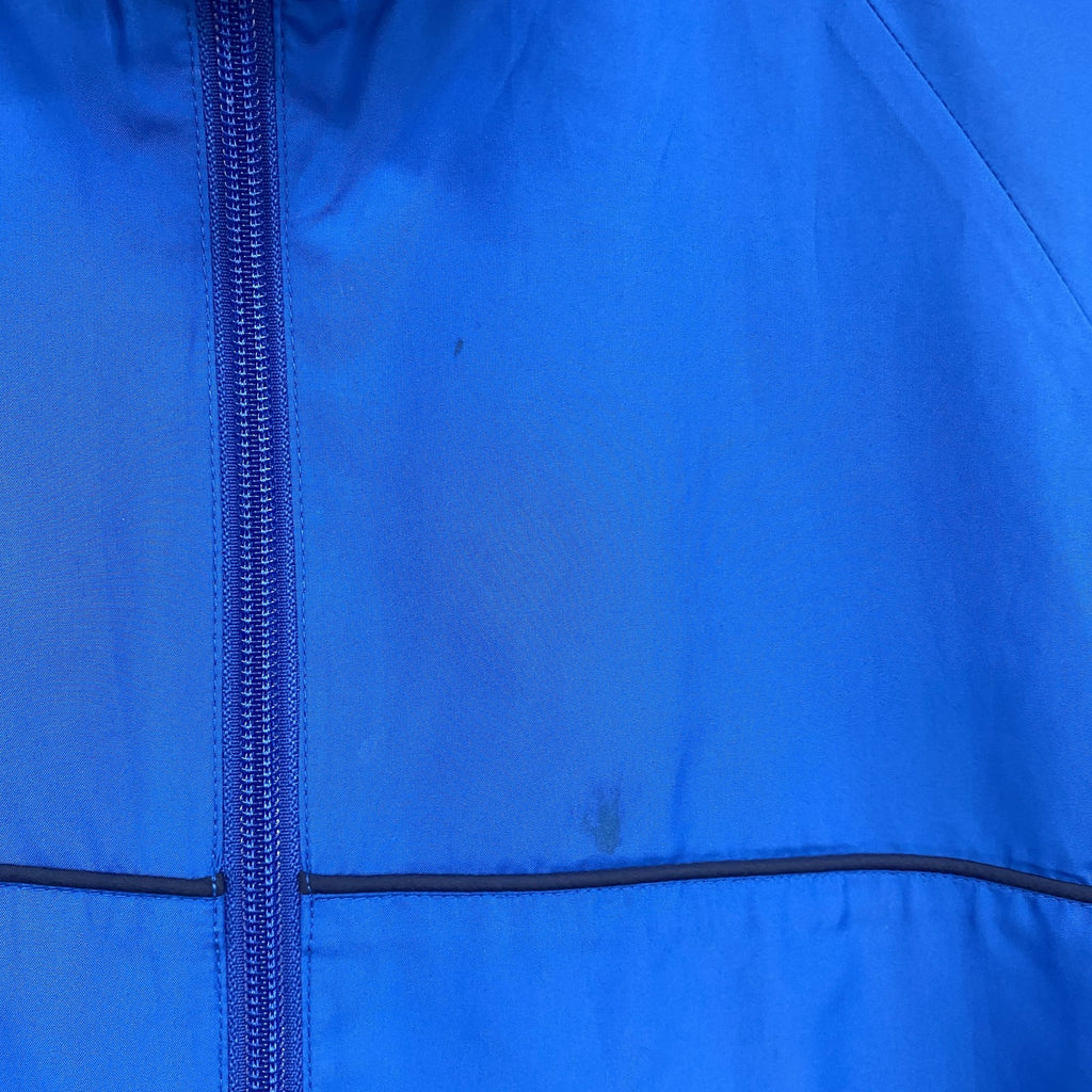 ～00s　NIKE　ナイキ　フルジップジャケット　スウッシュ　デカロゴ　青　ブルー　Mサイズ
