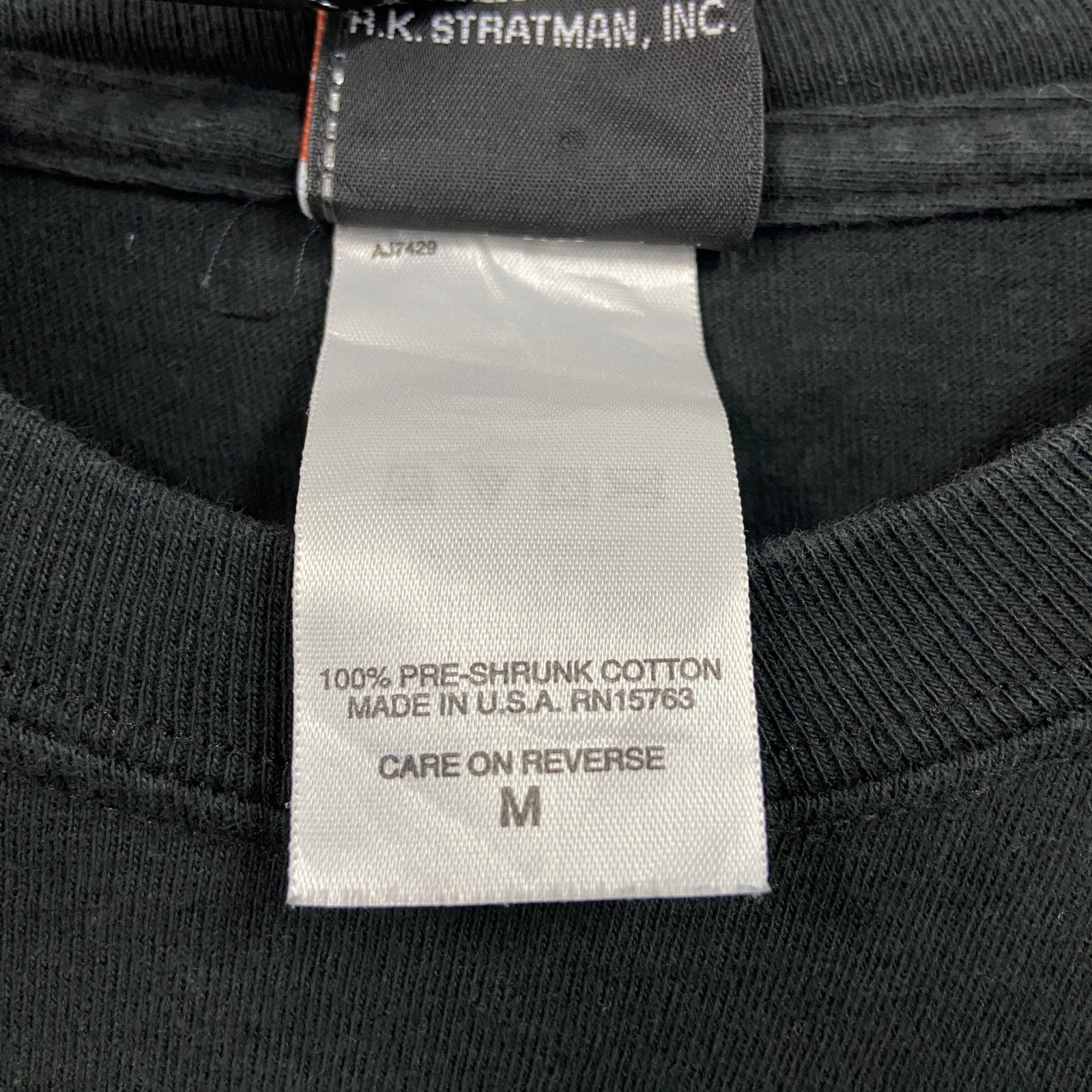 HARLEY DAVIDSON　ハーレーダビッドソン　半袖プリントTシャツ　黒　ブラック　Mサイズ