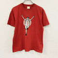 United Athle　ユナイテッドアスレ　グリコ　ゴールインマーク　半袖プリントTシャツ　赤　レッド　Mサイズ