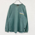 PENDLETON　ペンドルトン　niko and　ニコアンド　長袖Tシャツ/ロンT　前V　ラグランスリーブ　ネイティブ柄　緑　グリーン　Mサイズ