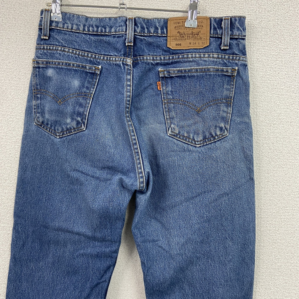 Levi's　リーバイス　505　デニムパンツジーンズ　ジップフライ　インディゴ　34サイズ
