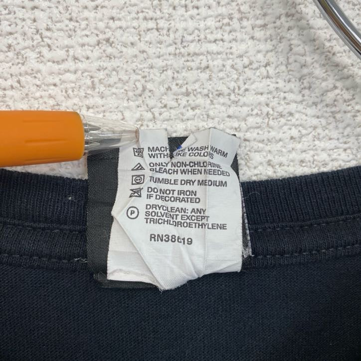 古着 used　ピッツバーグ・スティーラーズ　半袖両面プリントTシャツ　アメフト　クルーネック　黒　ブラック　Lサイズ