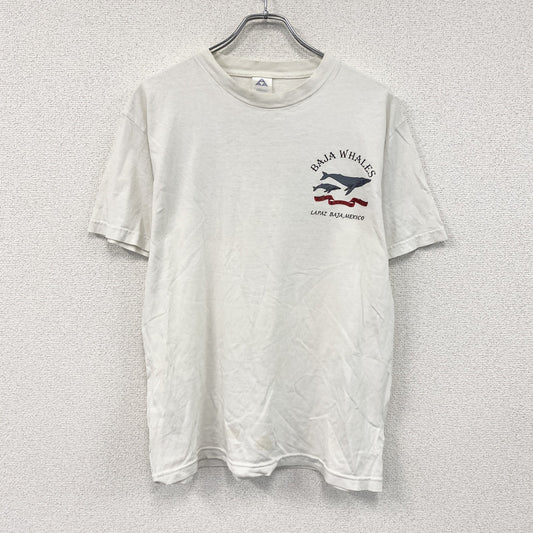 ALSTYLE APPAREL＆ACTIVEWEAR　半袖プリントTシャツ　白　ホワイト