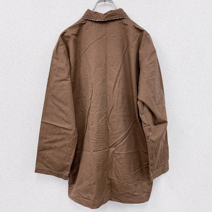 BURBERRY LONDON　バーバリーロンドン　スリーピングシャツ　ボックスシャツ　ノバチェック　茶色　ブラウン　Mサイズ
