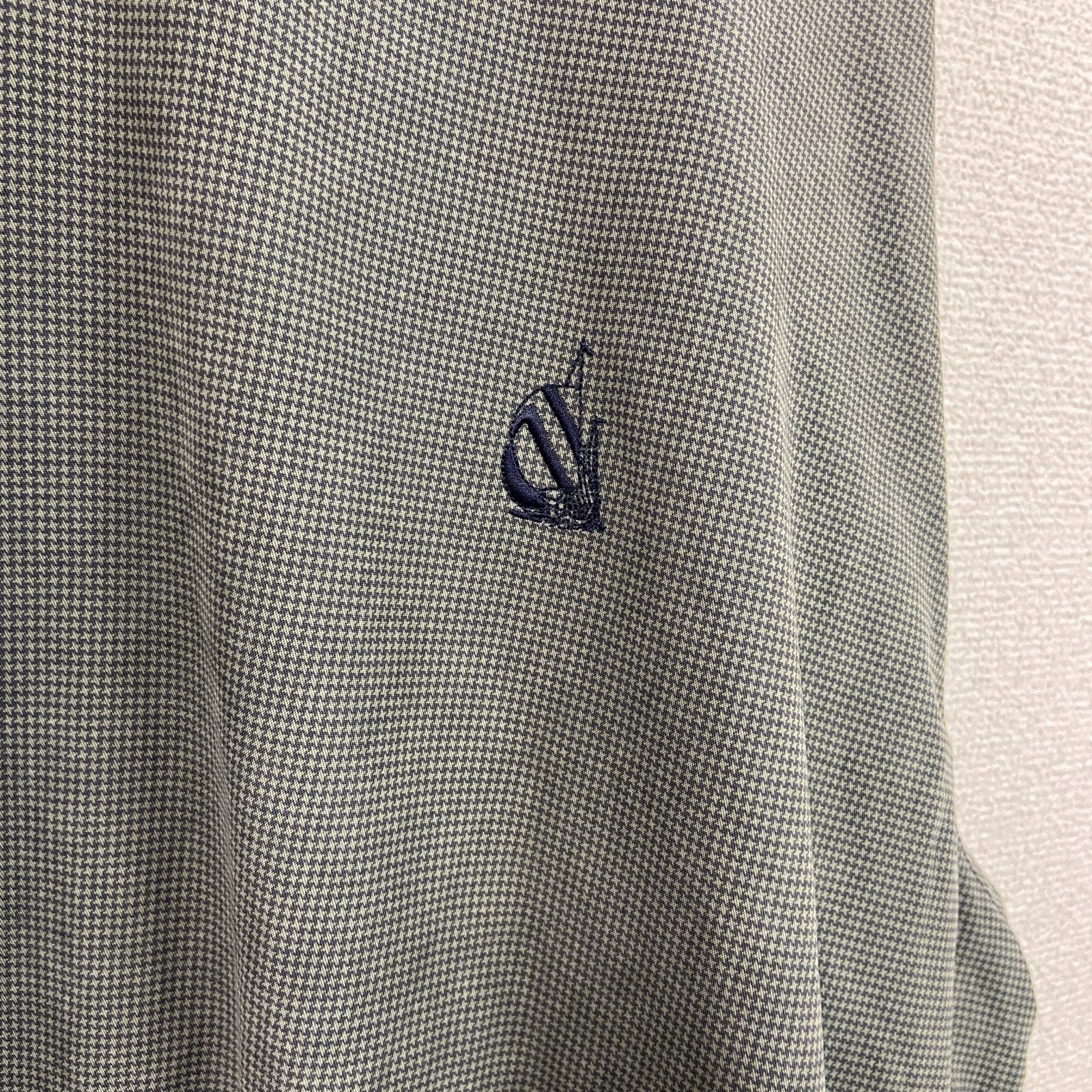 90s　NAUTICA　ノーティカ　プルオーバーナイロンジャケット　ヴィンテージ　灰緑　モスグレイ　Mサイズ