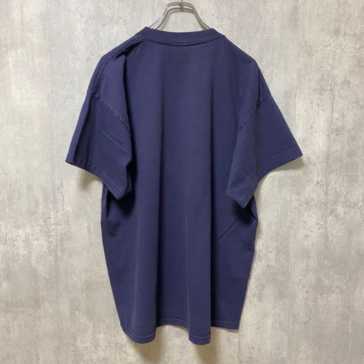 古着 used　DELTA　UNITED WE STAND　半袖プリントTシャツ　USA国旗　アメリカ　ネイビー　紺　XLサイズ
