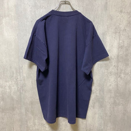 古着 used　DELTA　UNITED WE STAND　半袖プリントTシャツ　USA国旗　アメリカ　ネイビー　紺　XLサイズ