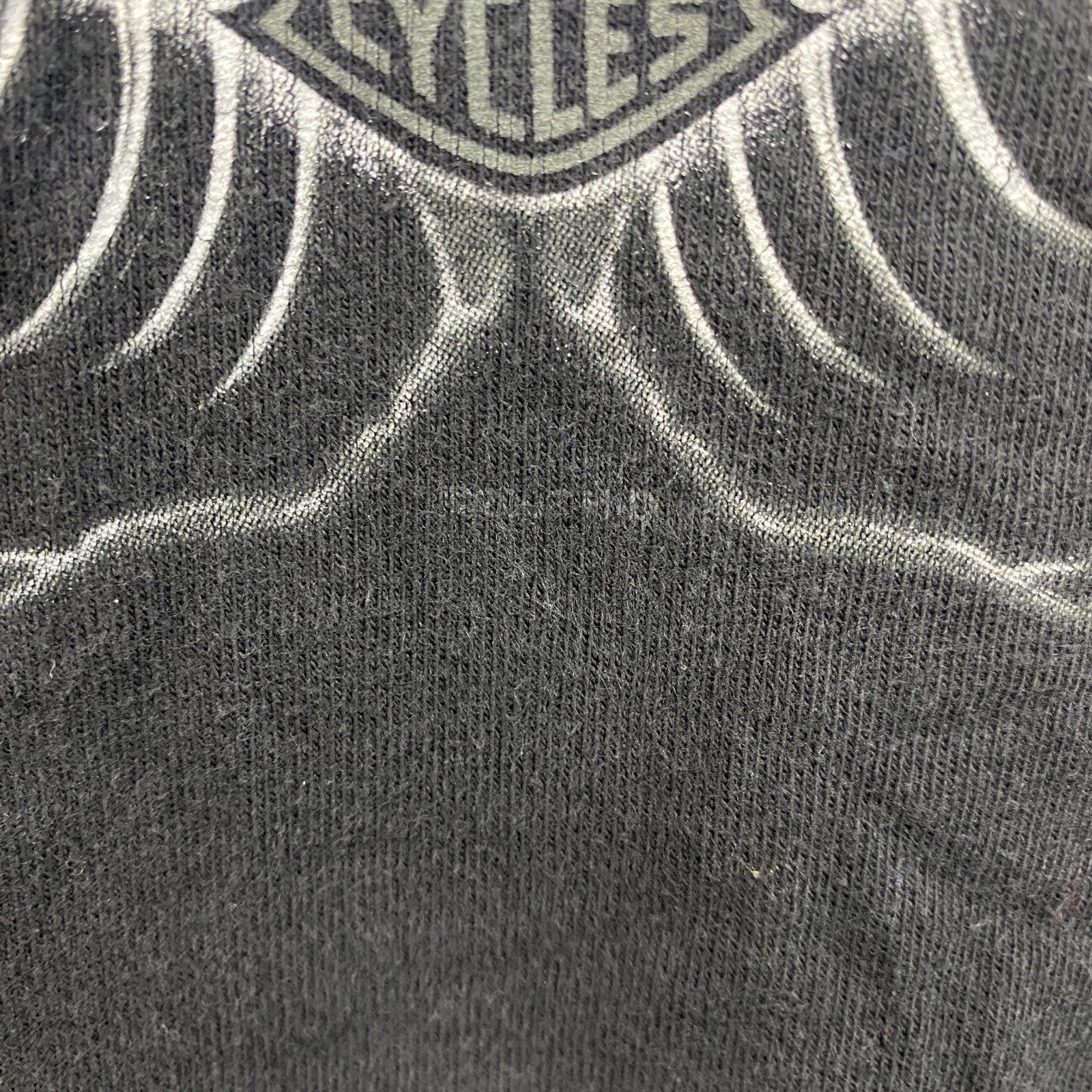HARLEY DAVIDSON　ハーレーダビッドソン　半袖プリントTシャツ　黒　ブラック
