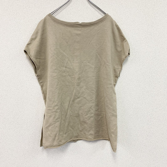 plage　プラージュ　ホックテープトレーナープルオーバー　ベージュ　