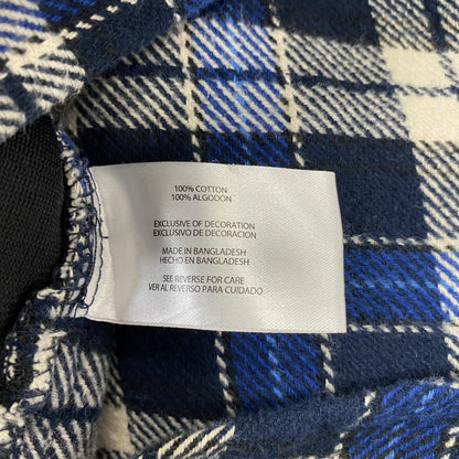 ～00s　ORVIS　オービス　長袖チェック柄シャツ　ヘビーフランネルシャツ　ヴィンテージ　青　ブルー　XLサイズ