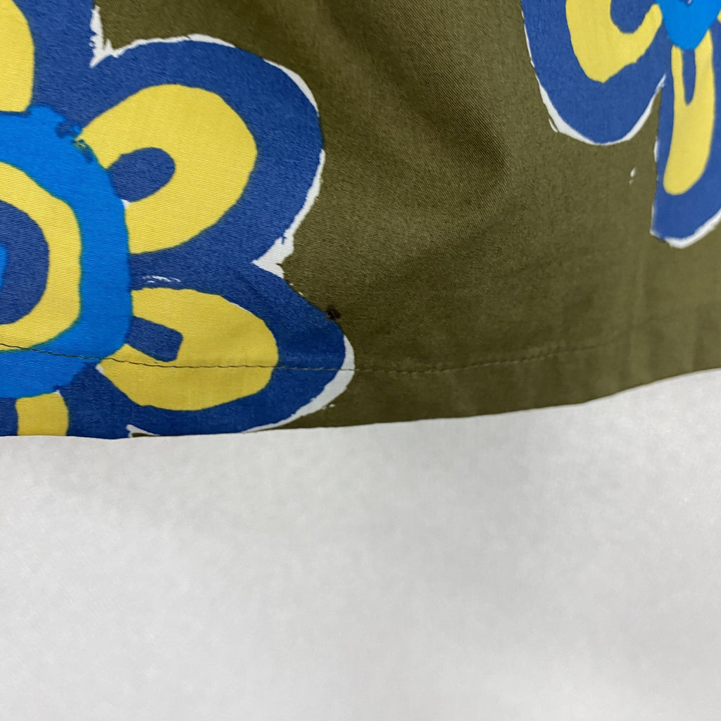 UNIQLO　ユニクロ　MARNI　マルニ　オーバーサイズオープンカラーシャツ　半袖シャツ　花柄　マルチカラー　カーキ　XLサイズ
