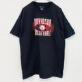 古着 used　Champion　チャンピオン　半袖プリントTシャツ　デイビットソン　バスケ　クルーネック　黒　ブラック　Lサイズ