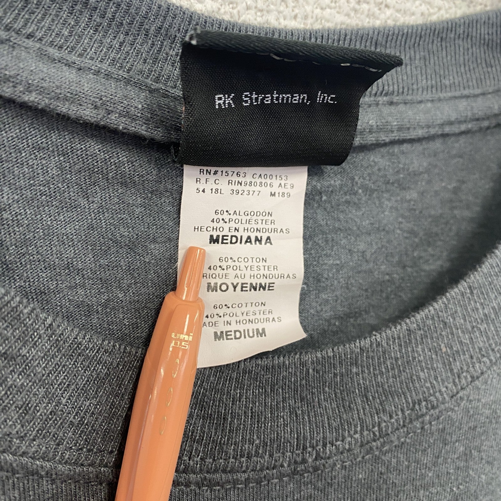 HARLEY DAVIDSON　ハーレーダビッドソン　長袖プリントTシャツ　灰色　グレー　Mサイズ