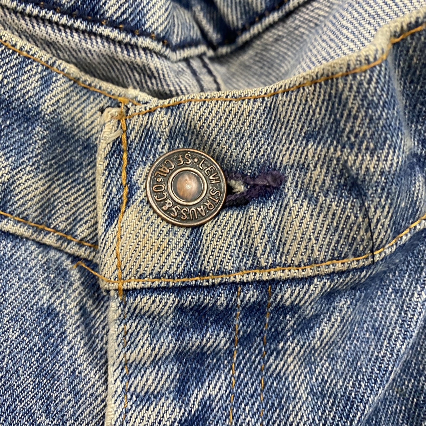 ～80s　Levi’s　リーバイス　デニムパンツ　42TALON　オレンジタブ　インディゴ　ヴィンテージ　W13サイズ