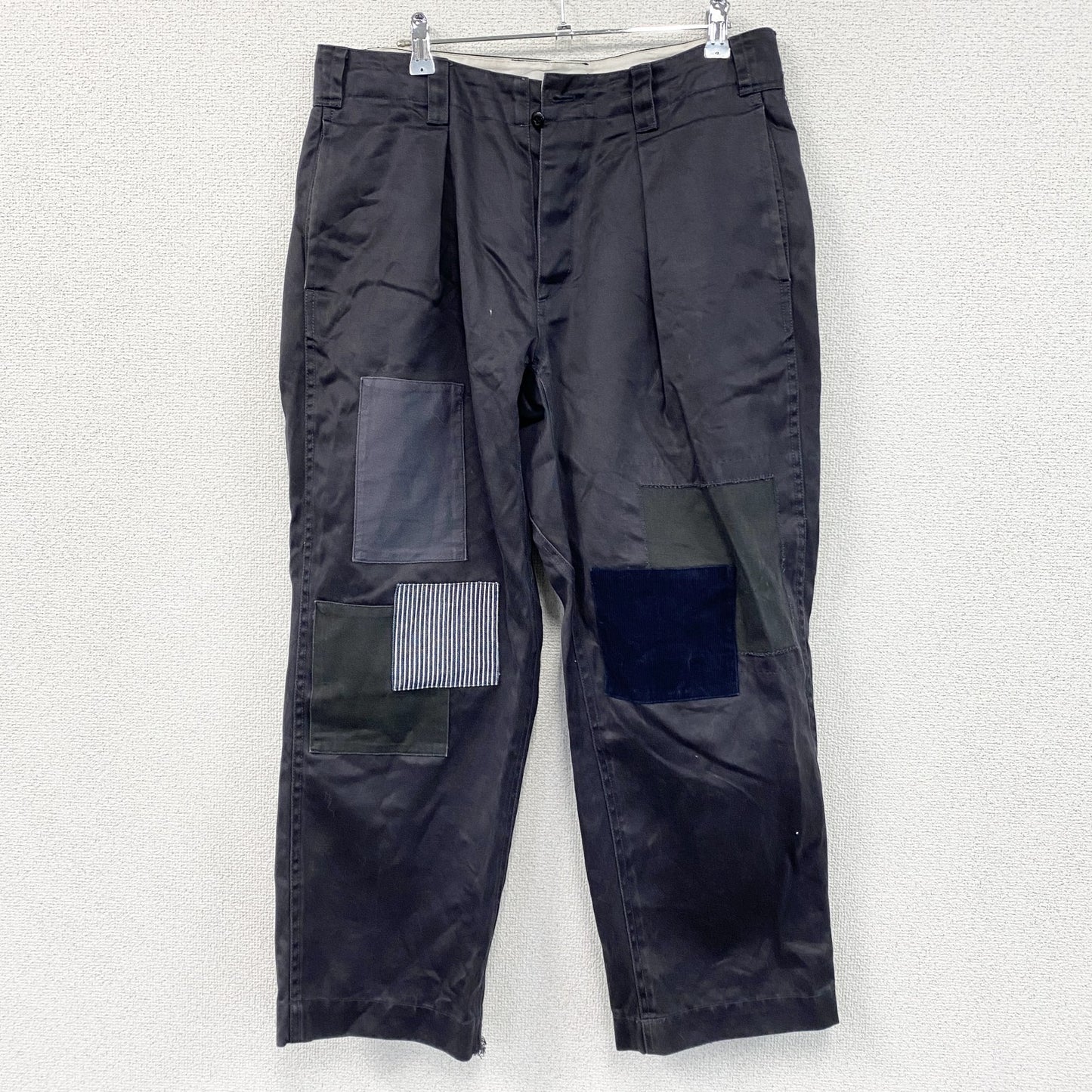 Champion　チャンピオン　ブロークンチノパンツ　紺　ネイビー　Lサイズ