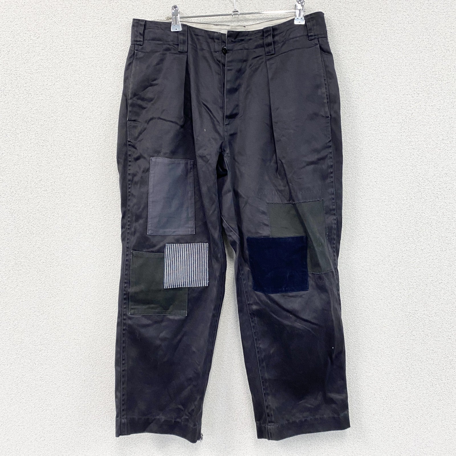 Champion　チャンピオン　ブロークンチノパンツ　紺　ネイビー　Lサイズ